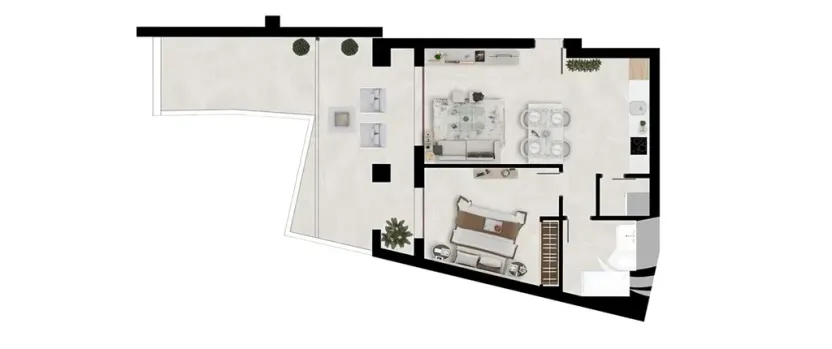 Prodej bytu 2+kk, Marbella, Španělsko, 51 m2