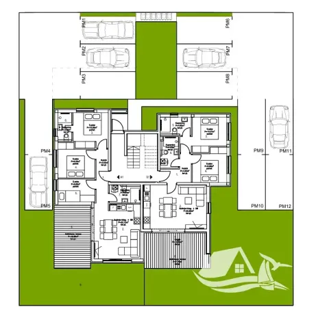 Prodej bytu 4+kk, Novalja, Chorvatsko, 78 m2