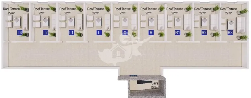 Prodej bytu 1+1, Agios Amvrosios Keryneias, Kypr, 58 m2