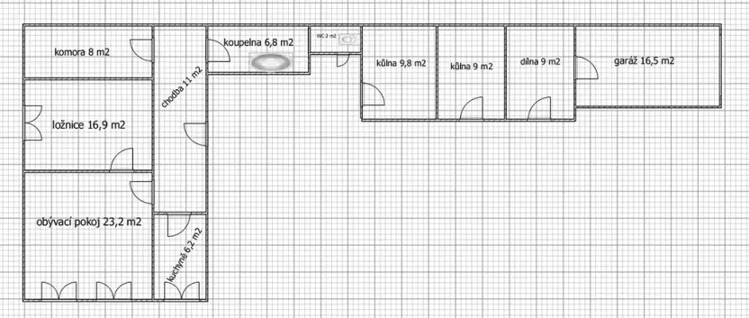 Prodej rodinného domu, Kňovice, 74 m2