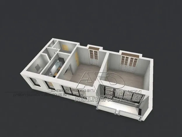 Prodej bytu 2+kk, Praha - Vršovice, Kišiněvská, 48 m2