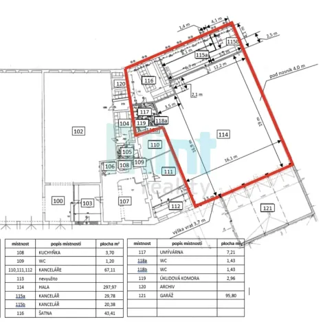 Pronájem skladu, Ostrava, Teslova, 348 m2
