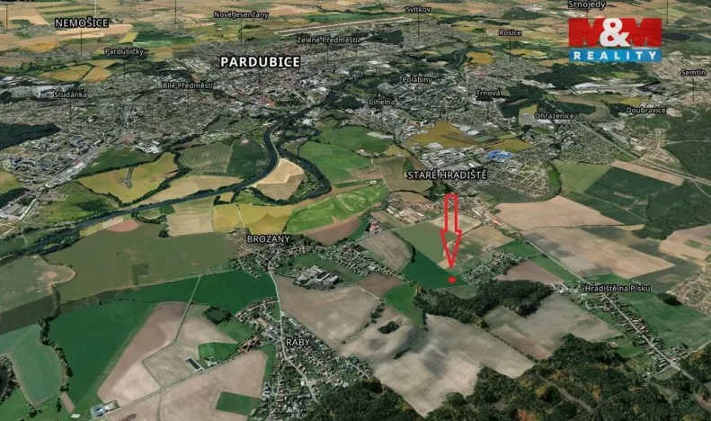 Prodej pole, Staré Hradiště, 8036 m2