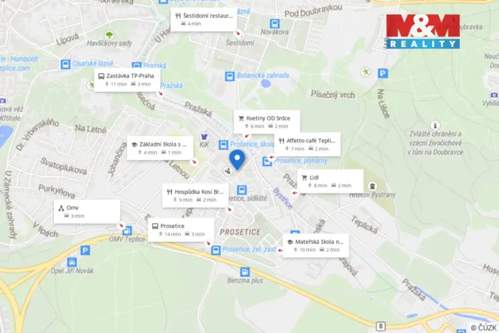 Prodej bytu 3+1, Teplice - Prosetice, Rovná, 67 m2