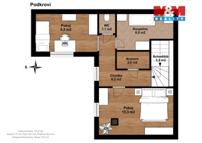 Prodej rodinného domu, Kladno, Bukovská, 138 m2