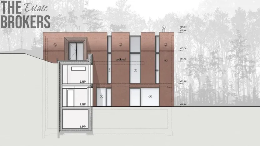 Prodej rodinného domu, Praha - Smíchov, Petřínské sady, 169 m2