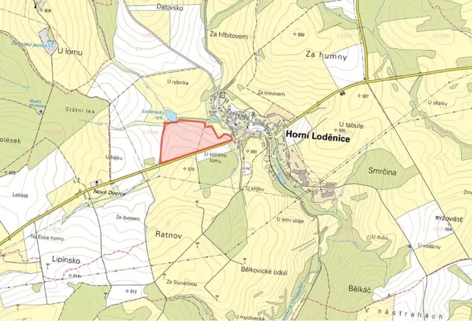 Prodej pole, Horní Loděnice, 201790 m2