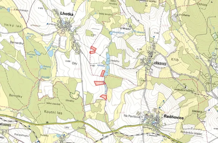 Prodej pole, Lhotka, 44037 m2