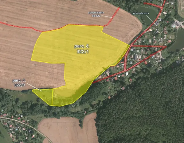 Prodej pole, Čisovice, 118495 m2