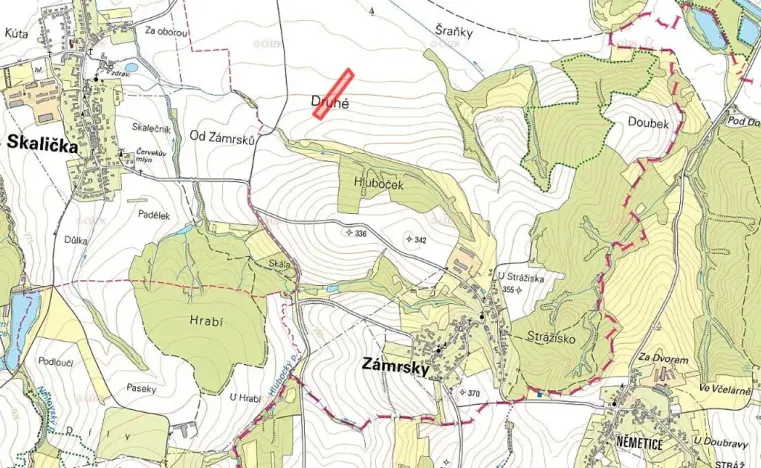 Prodej pole, Zámrsky, 14444 m2