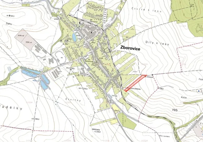 Prodej podílu pole, Zdounky, 2520 m2