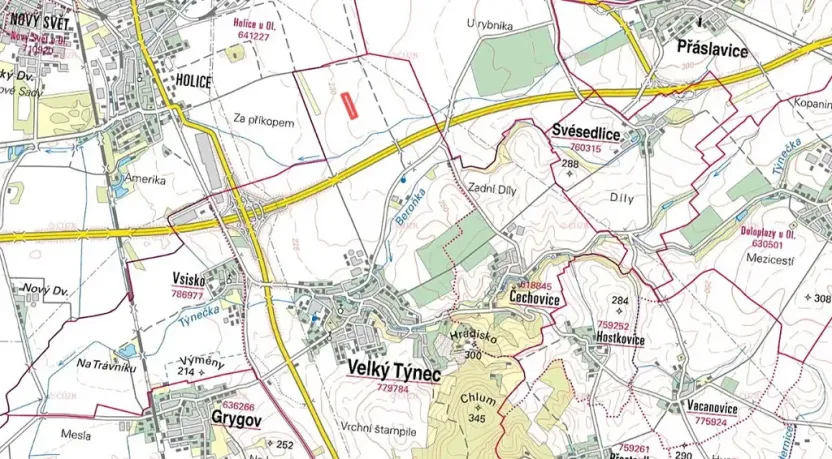 Prodej pole, Velký Týnec, 15393 m2