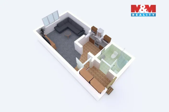 Prodej bytu 1+kk, Tanvald, U Školky, 27 m2