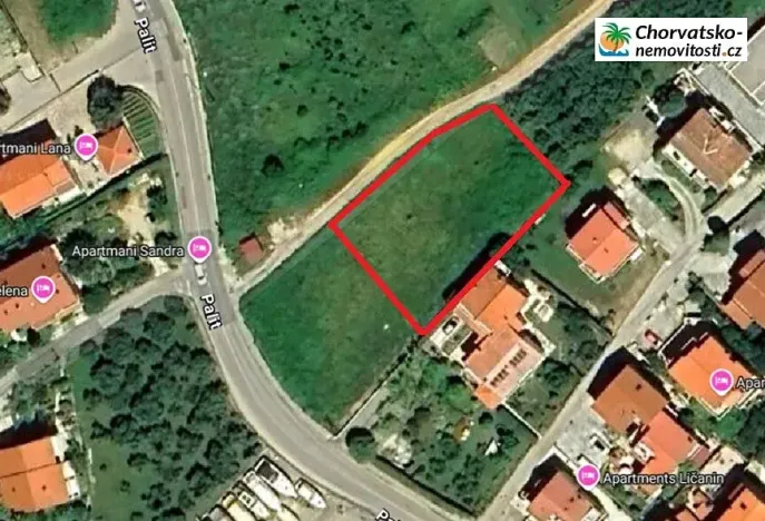 Prodej pozemku pro bydlení, Rab, Chorvatsko, 1209 m2