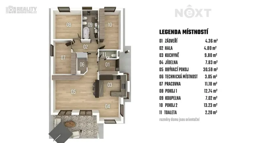 Prodej rodinného domu, Břeclav, 107 m2