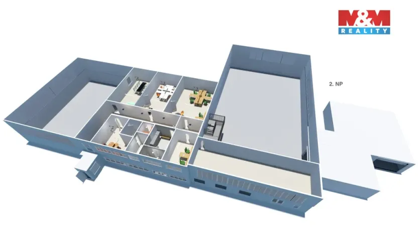 Prodej výrobních prostor, Droužkovice, Rudé armády, 2822 m2