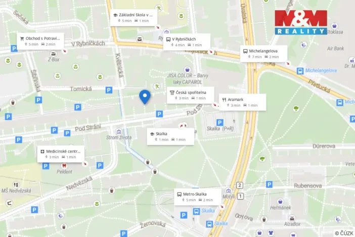 Prodej bytu 3+1, Praha - Strašnice, Pod strání, 68 m2