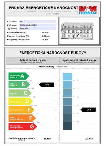 Prodej bytu 2+kk, Dolní Loučky, 54 m2