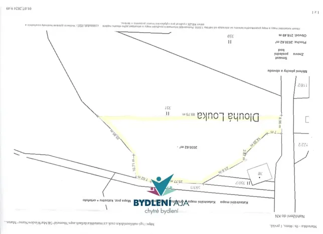 Prodej pozemku pro bydlení, Osek, 2000 m2