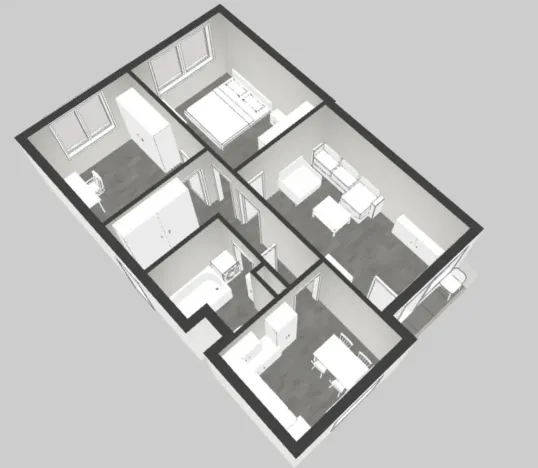 Pronájem bytu 3+1, Náchod - Staré Město nad Metují, Bílá, 70 m2