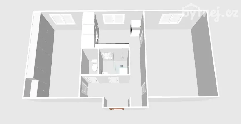 Pronájem bytu 2+1, Kuřim, Jungmannova, 57 m2