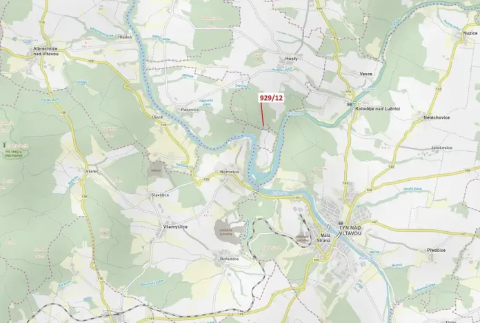 Dražba lesa, Hosty, 1517 m2