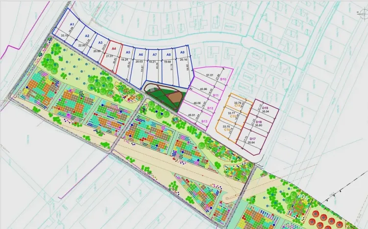 Prodej pozemku pro bydlení, Hrušovany u Brna, Pod Střediskem, 820 m2