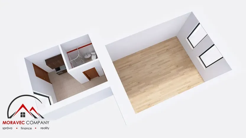 Pronájem bytu 1+1, Ostrava, Mariánskohorská, 36 m2