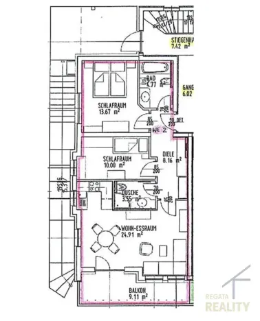 Prodej bytu 3+kk, Bad Kleinkirchheim, Rakousko, Wasserfallweg, 65 m2