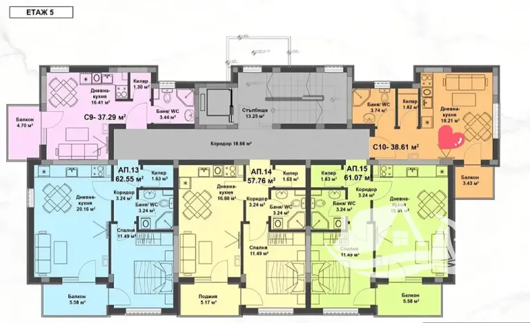 Prodej bytu 1+kk, Nesebar, Bulharsko, 33 m2