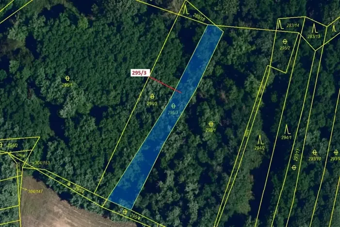 Dražba pozemku, Ivančice, 789 m2