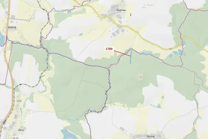 Dražba lesa, Žirovnice, 5036 m2