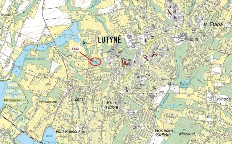 Dražba pozemku, Orlová, 3555 m2