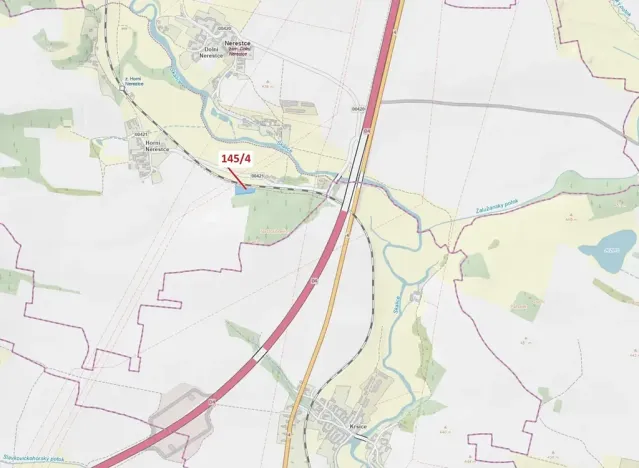 Dražba louky, Nerestce, 2865 m2