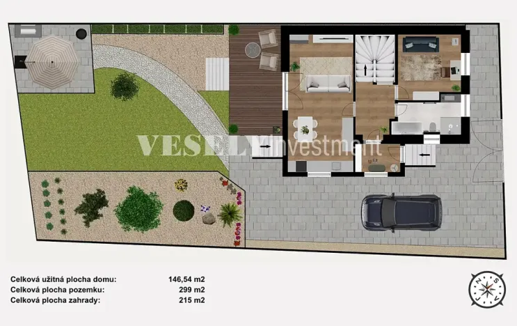 Prodej rodinného domu, Hvozdnice, 146 m2