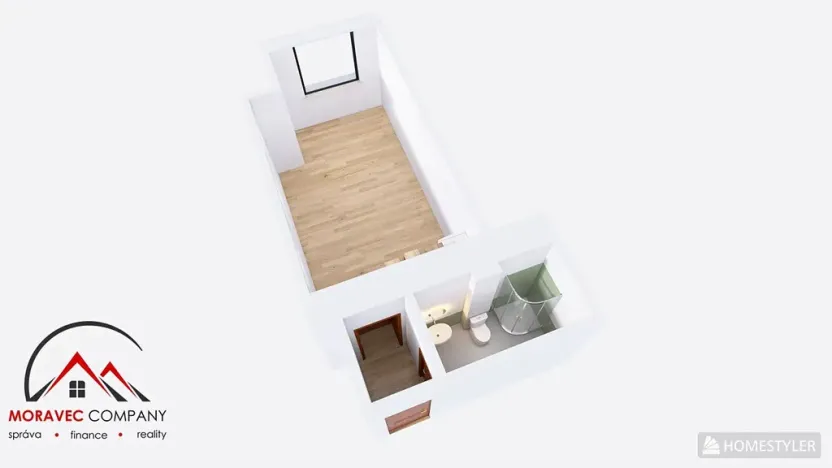 Pronájem bytu 1+kk, Ostrava, Palackého, 27 m2