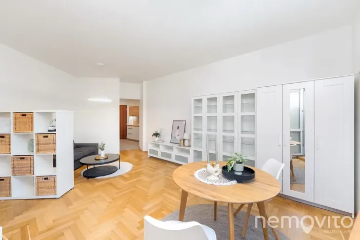 Prodej bytu 1+kk, Praha - Podolí, Na dolinách, 39 m2