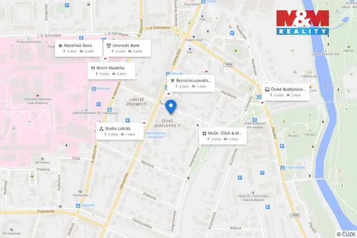 Prodej bytu 2+kk, České Budějovice - České Budějovice 7, Šumavská, 41 m2