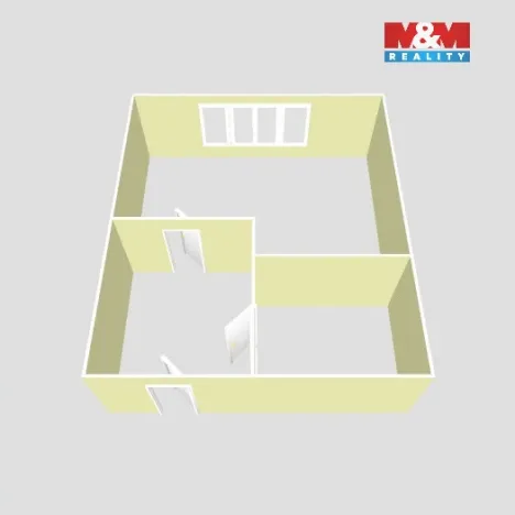 Pronájem bytu 1+kk, Praha, Rýmařovská, 26 m2