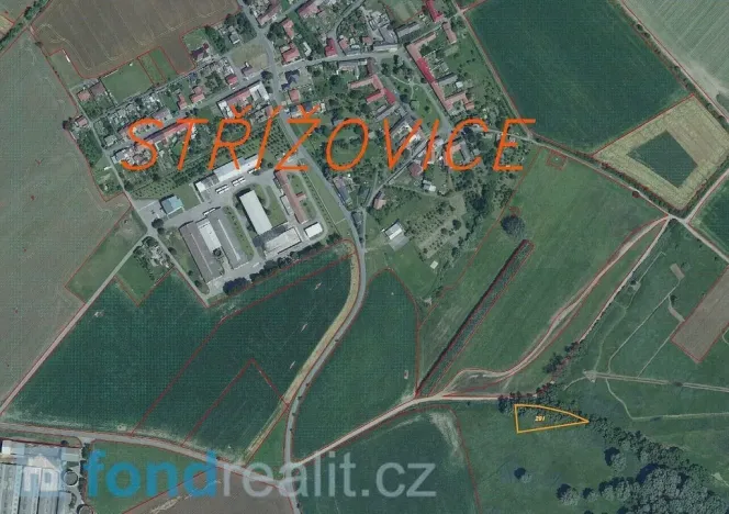 Prodej pozemku, Střížovice, 2388 m2