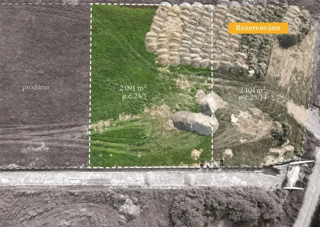 Prodej pozemku, Bechyně - Senožaty, 2091 m2