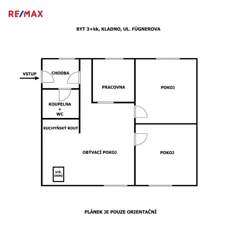 Prodej bytu 3+kk, Kladno, Fügnerova, 111 m2