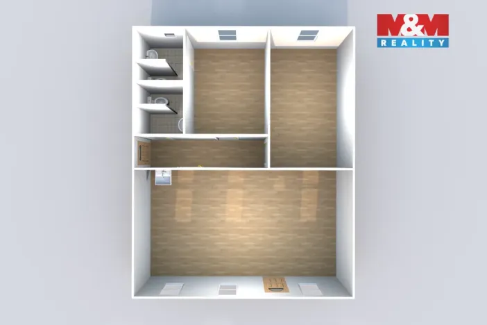 Pronájem obchodního prostoru, Teplice - Trnovany, Jankovcova, 64 m2