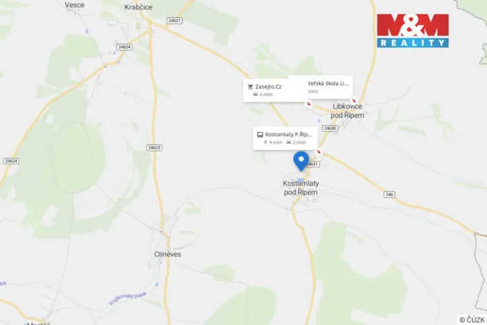 Prodej rodinného domu, Kostomlaty pod Řípem, 75 m2