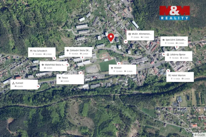 Prodej bytu 3+1, Děčín - Děčín IX-Bynov, Sokolská, 67 m2