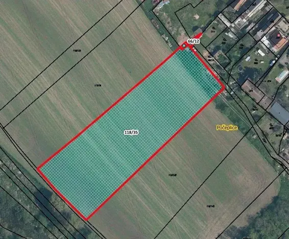 Prodej pole, Štětí, 9442 m2