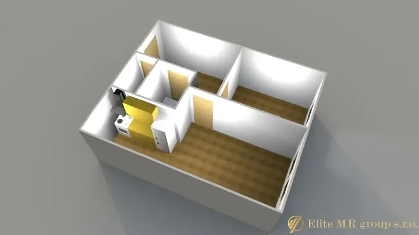 Pronájem bytu 2+kk, Nymburk, Generála Antonína Sochora, 40 m2