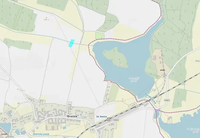 Prodej pole, Branice, 2977 m2