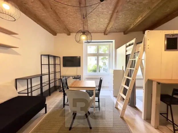 Pronájem bytu 1+kk, Praha - Vinohrady, Na Folimance, 28 m2