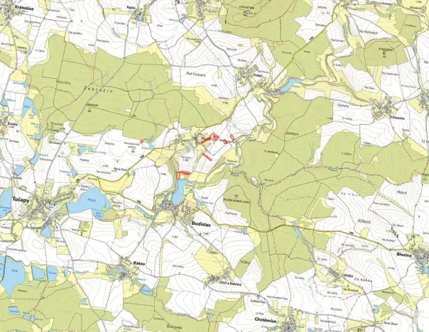 Prodej podílu pole, Budislav, 10430 m2